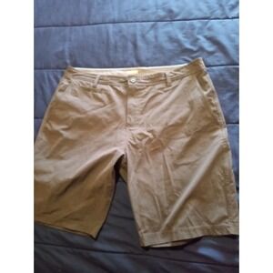 Linksoul Board Shorts Men's 35 Unlined‎ Boardwalker Gray Tie Beach